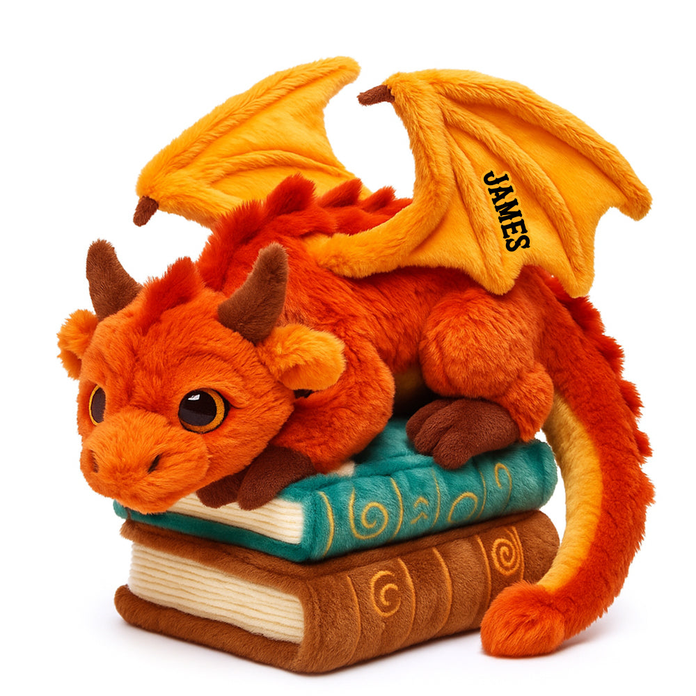 Dragon Book Custom Shaped Pillow Personalized Gifts For Book Lovers 03natn141125-Homacus