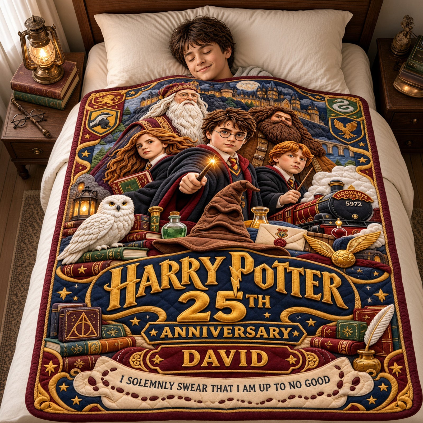 25 Years Of Timeless Adventures Blanket - Personalized Anniversary Gift For Fantasy Lovers 04OHLU021026-Homacus