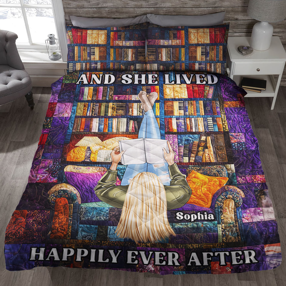 Personalized Gifts For Book Lovers Quilt Bed Set 02qnqn011124tm-Homacus