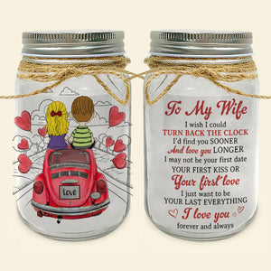 Personalized Gifts For Wife Mason Jar Light 02xqtn231224hg I Love You Forever And Always-Homacus