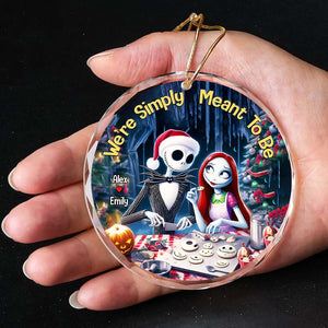 Skeleton Couple Ornament - Baking Couple - Personalized Christmas Gifts For Couples-Homacus