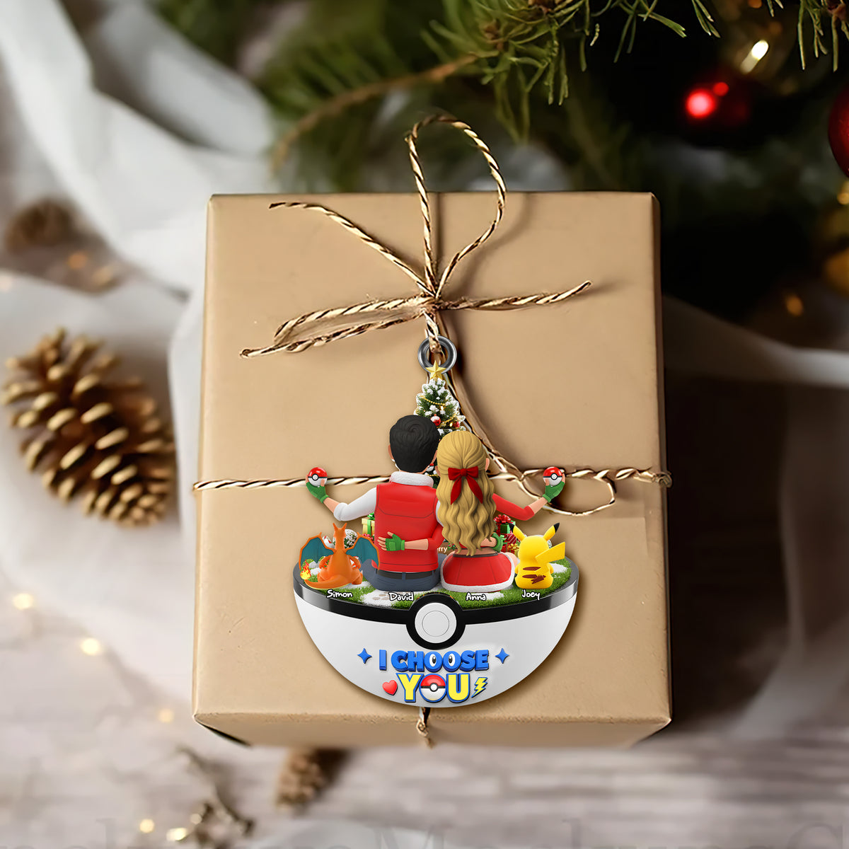 Couple I Choose You Ornament - Personalized Gifts For Couple 03ohlu071025-Homacus