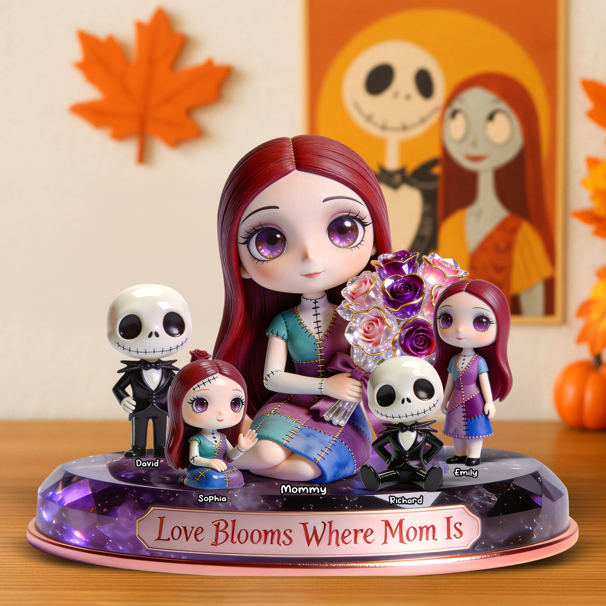 Love Blooms Where Mom Is Acrylic Plaque - Personalized Mother's Day Gifts 05pgqn250326-Homacus