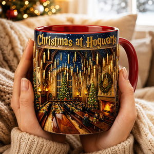 Christmas Fantasy Castle Coffee Mug - Personalized Gifts For Christmas 01hudt210826-Homacus