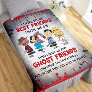 Personalized Gifts For Friends Blanket Halloween Ghost 03XQMH060924HG-Homacus