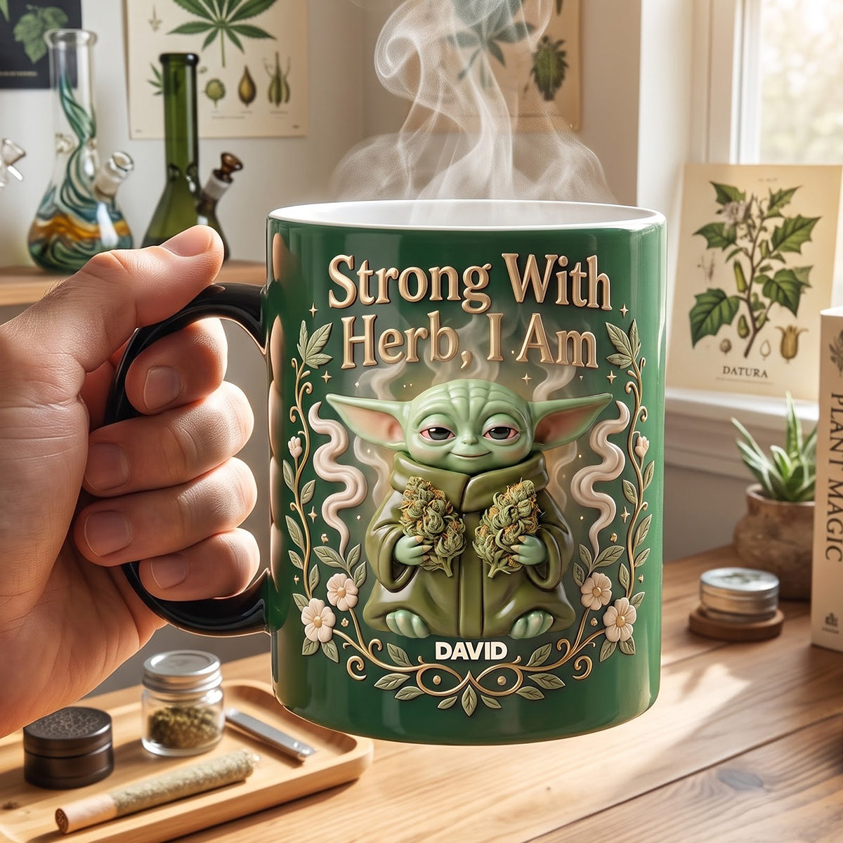 Chilling Magic Coffee Mug - Personalized Gifts For Stoners 03TOTN040826