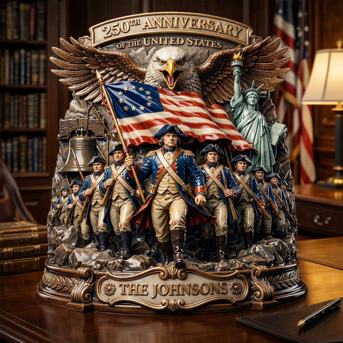 250 years USA Acrylic Plaque - Personalized Patriotic Gifts 02TYLU110326-Homacus