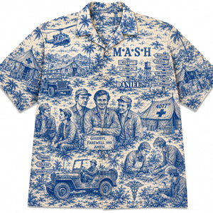 Vintage Field Camp Hawaiian Shirt - Personalized Gifts 01NADT020726