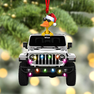 Personalized Gifts For Couple Christmas Ornament 03qhqn031122 Off Road Car Couple-Homacus