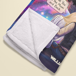 Cosmic Couple Blanket Personalized Gifts For Couple 01HUDT241125-Homacus