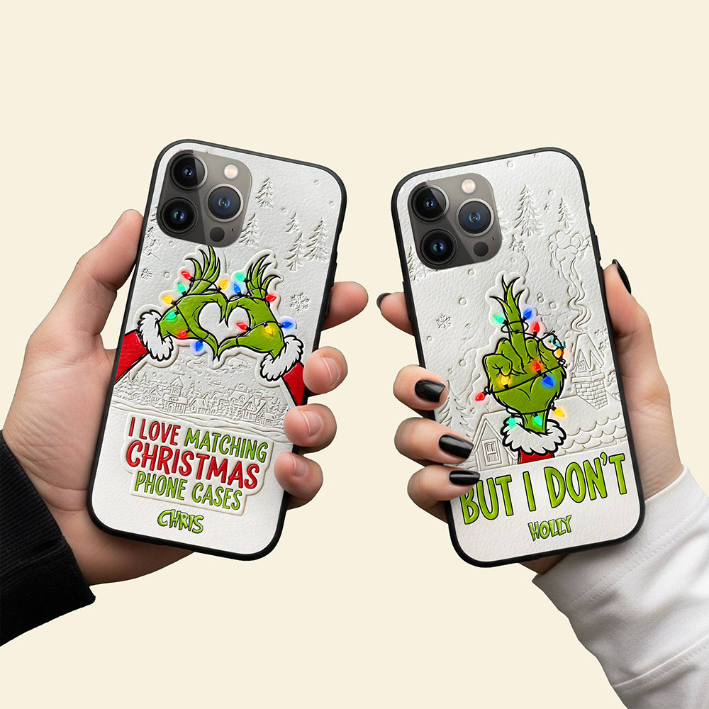 Funny Green Couple Phone Case - Personalized Gifts For Couple 02tgta140825-Homacus
