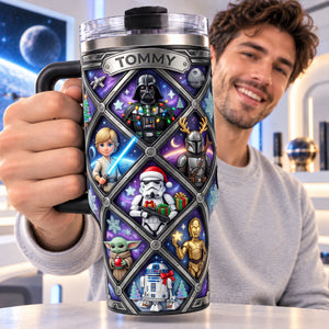Cosmic Character Christmas Tumbler - Personalized Gifts 05palu241026-Homacus