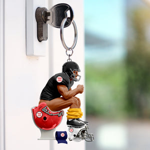 Strong Rival Sports Keychain – Personalized Gifts for Sport Lovers 03qhqn231225-Homacus