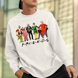 Christmas Friends Movie Characters Sweatshirt 53acxx260824-Homacus