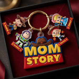 Lovely Characters Acrylic Tag Keychain - Personalized Gifts For Moms 021tyqn230426-Homacus