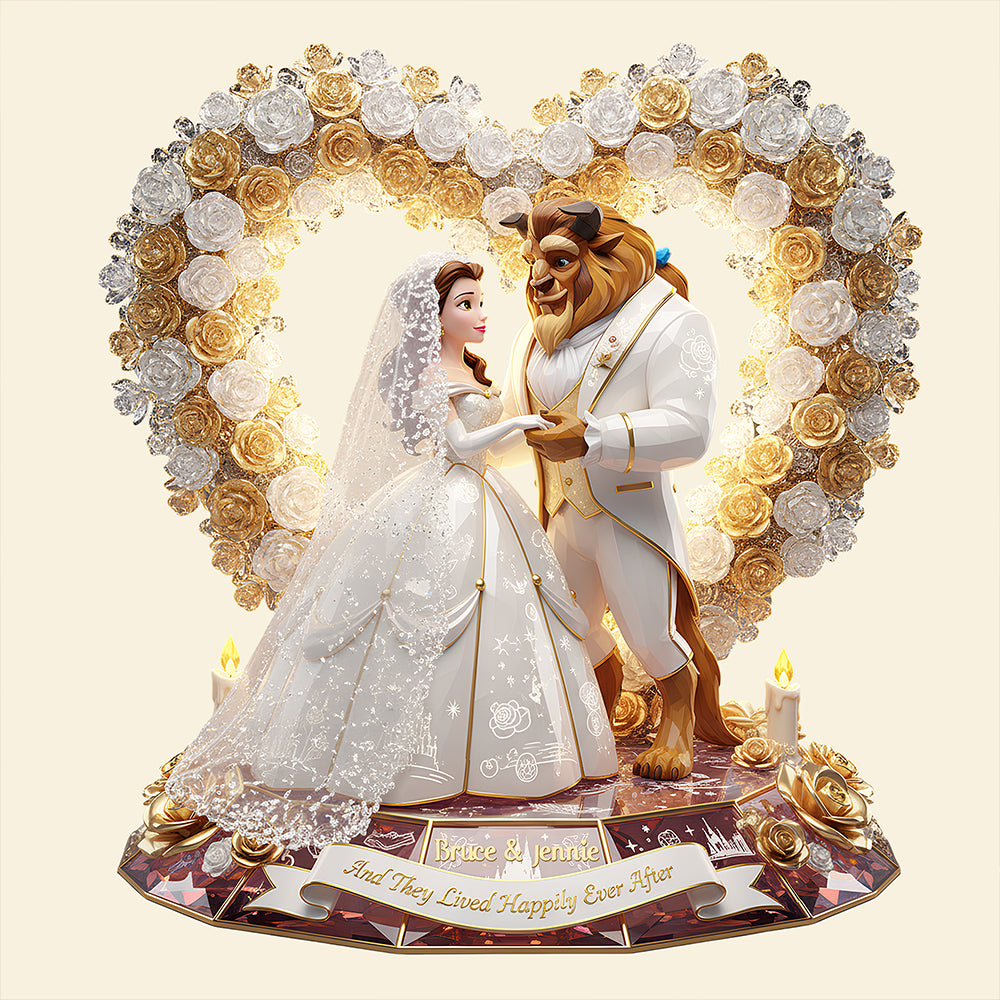 Romantic Wedding Fairy Tales Light Box Personalized Gifts For Couple 02PADT281125-Homacus