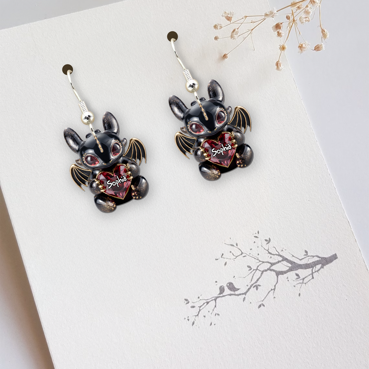 Movie Fans Acrylic Earrings – Personalized Gifts For Fantasy Creature Lovers 06tglu190625-Homacus