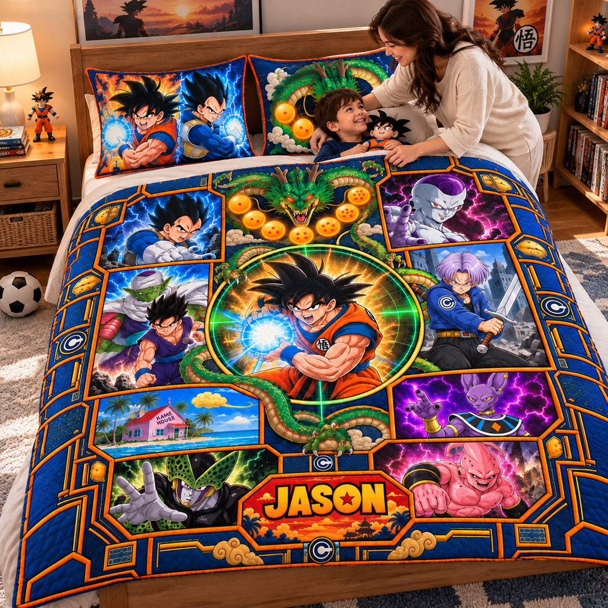 Battle Warriors Quilt Bedding Set - Personalized Christmas Gifts 01halu221026-Homacus