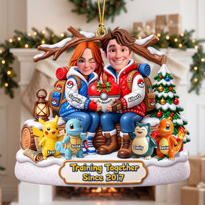 Training Master Couple Ornament - Personalized Gifts For Family 06QHQN290826-Homacus