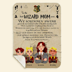 Personalized Gifts For Mom Wizard Blanket 01ACDT041024PA-Homacus