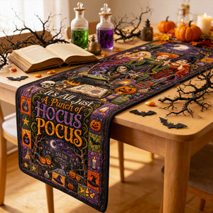 Midnight Spell Table Runner - Personalized Halloween Gifts 03hudt130826-Homacus