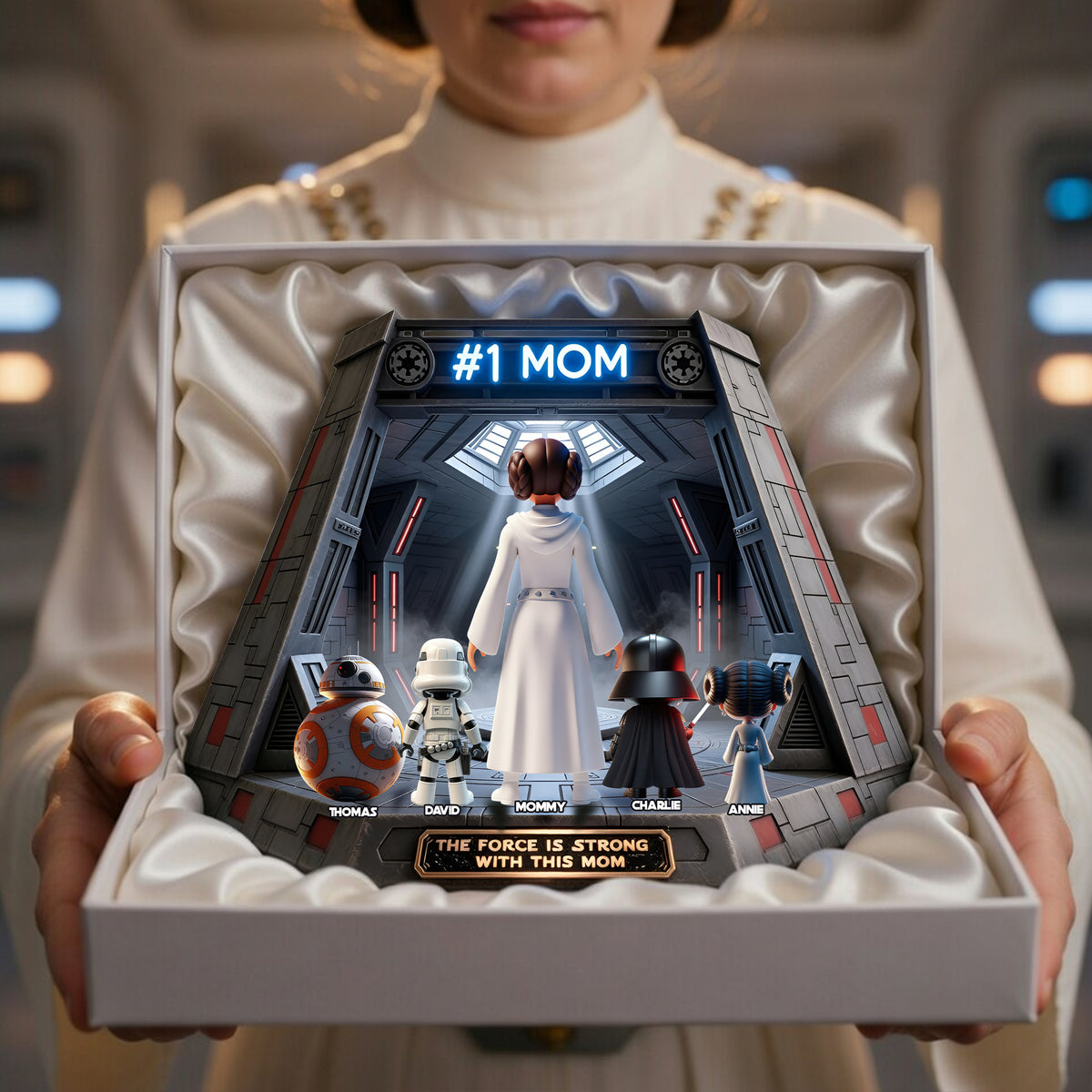 Universe Mom And Kids Acrylic Plaque - Personalized Gifts For Mother's Day 06ohlu060426-Homacus