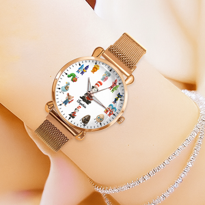 Teacher Mesh Strap Quartz Watch - Personalized Gifts For Teacher 03NAPU170725-Homacus
