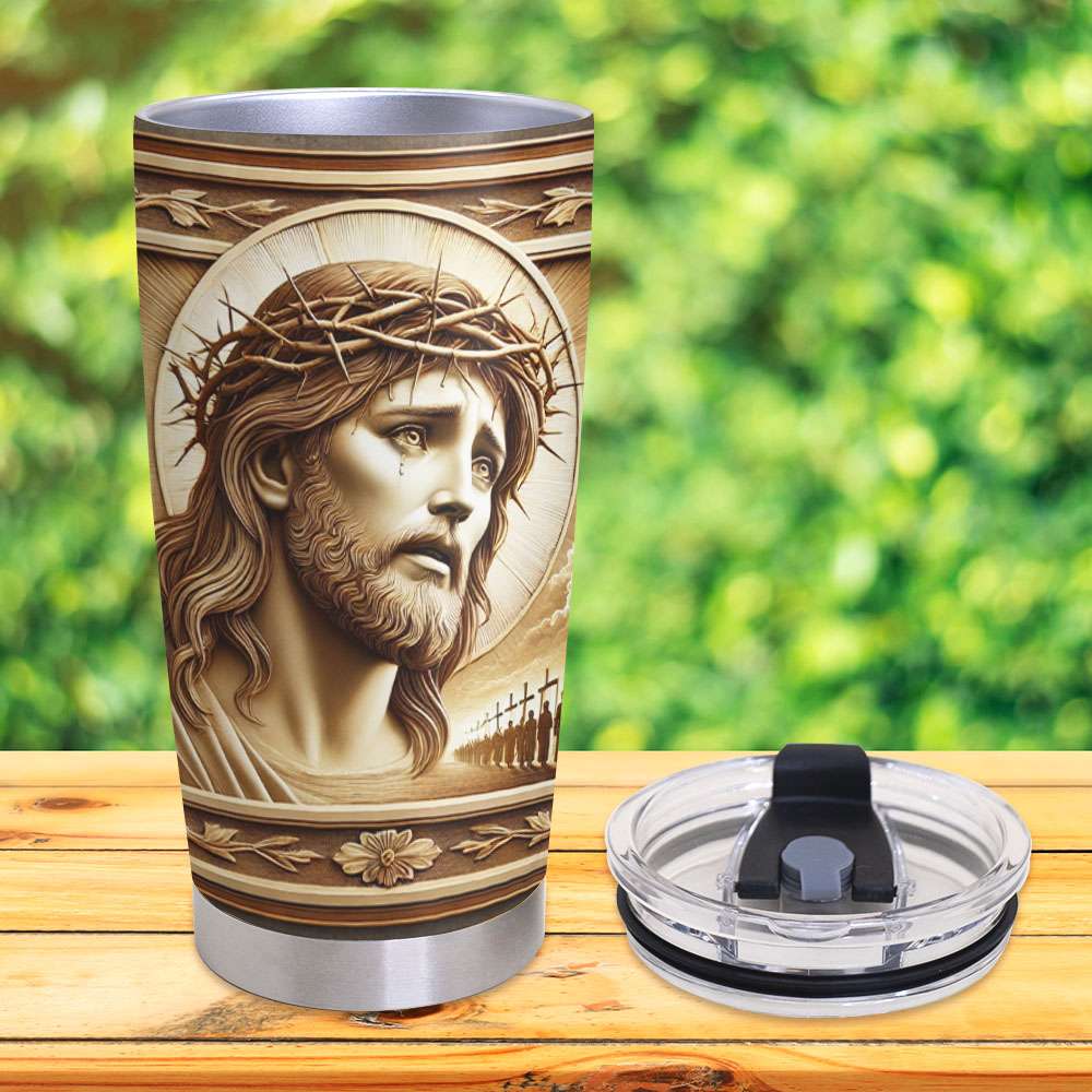 Personalized Gifts For Christian Tumbler Jesus Tumbler 042XQMH160125-Homacus