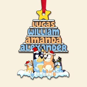 Personalized Gifts For Family Christmas Ornament 04natn210824-Homacus