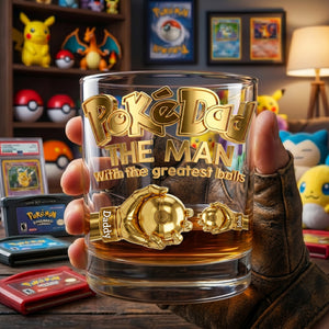 Pocket Monster Dad Fist Bump Glass- Personalized Gifts For Dads 03OHLU210526-Homacus
