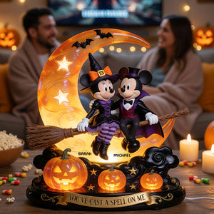 Couple Halloween Acrylic Light Box Personalized Gifts For Couple 06PGDT010826-Homacus
