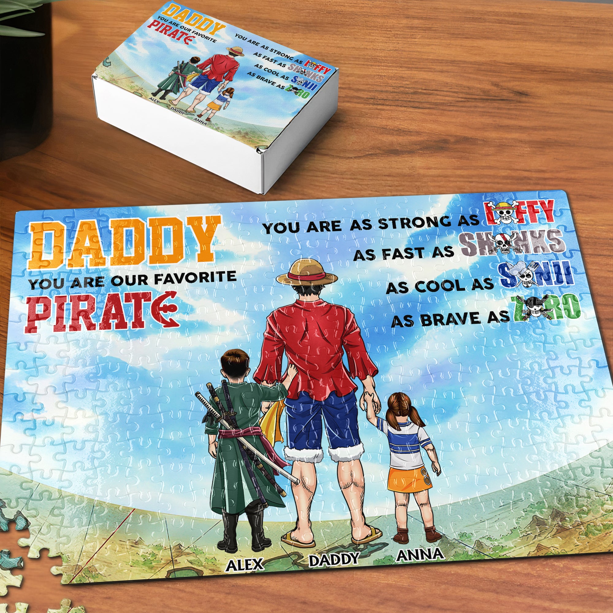 Personalized Gifts For Dad Jigsaw Puzzle 02hudt180524pa Father's Day-Homacus