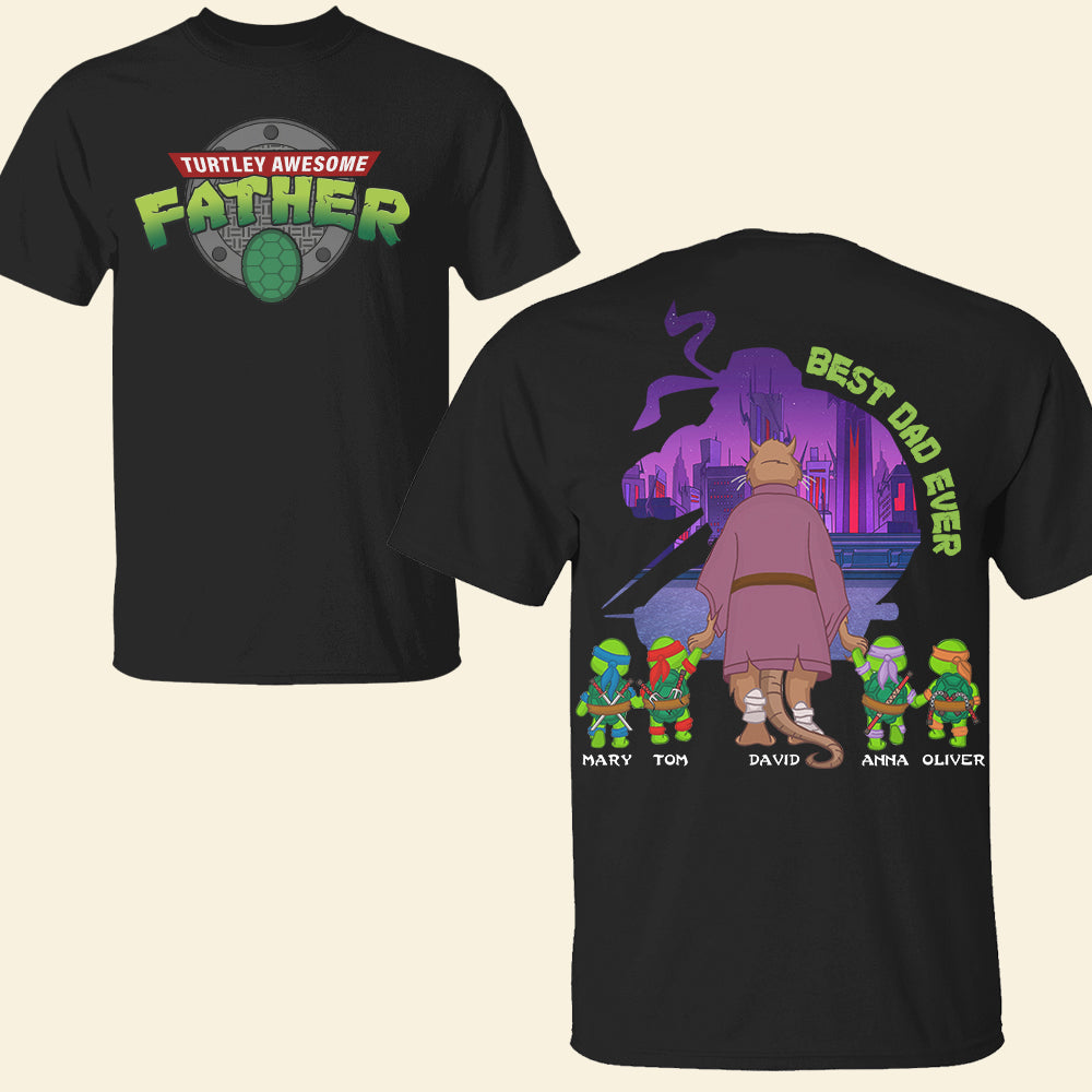 Personalized Gifts For Dad Shirt Best Dad Ever 05natn090425-Homacus