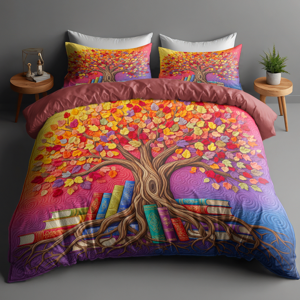 Reading Book Quilt Bed Set - Gifts For Book Lovers 07hupu040625-Homacus