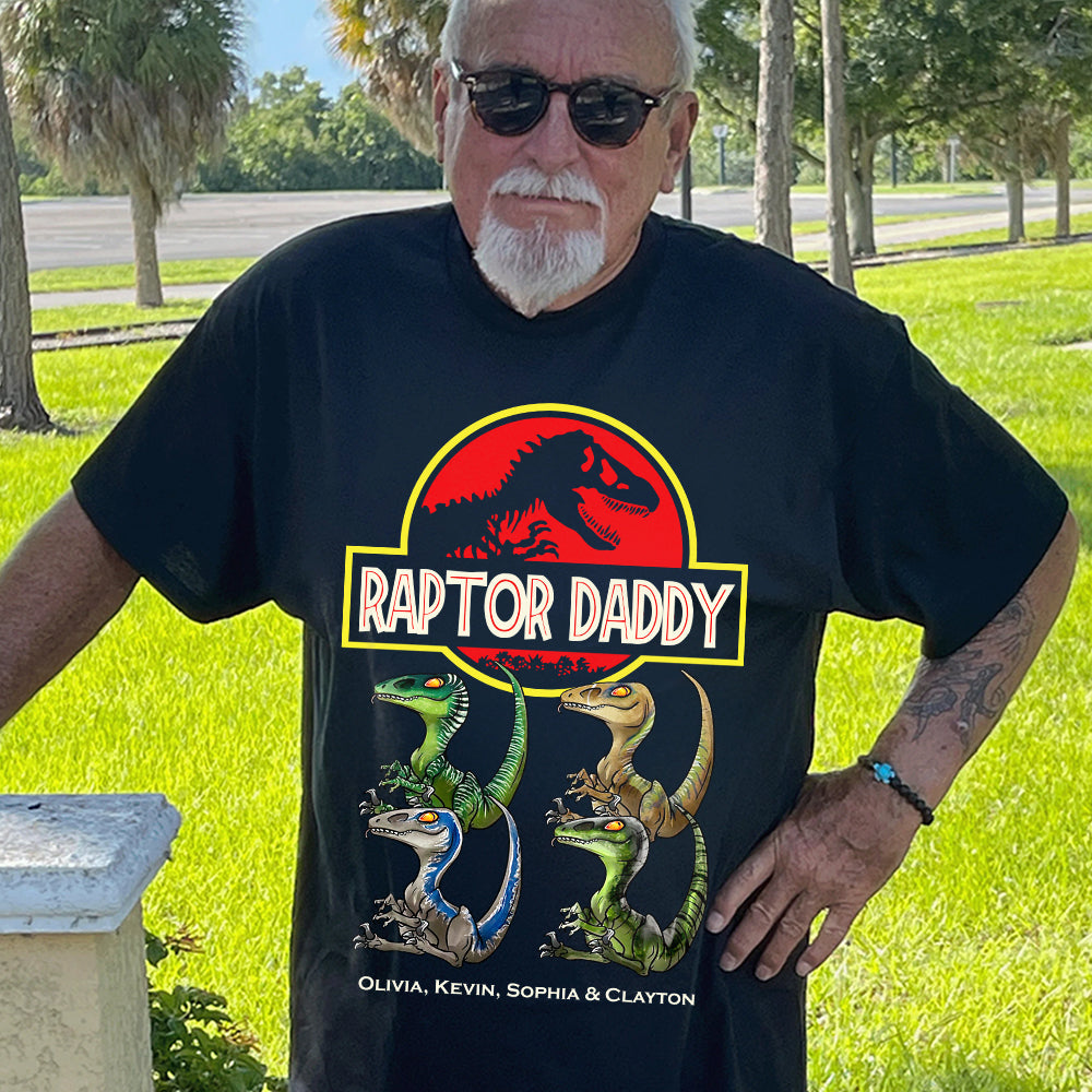 Personalized Gifts For Dinosaur Dad Shirt 03HUDT120325-Homacus