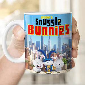 Personalized Gifts For Mom Coffee Mug 05tgqn190225 Mom's Snuggle Bunny, Easter Gifts-Homacus