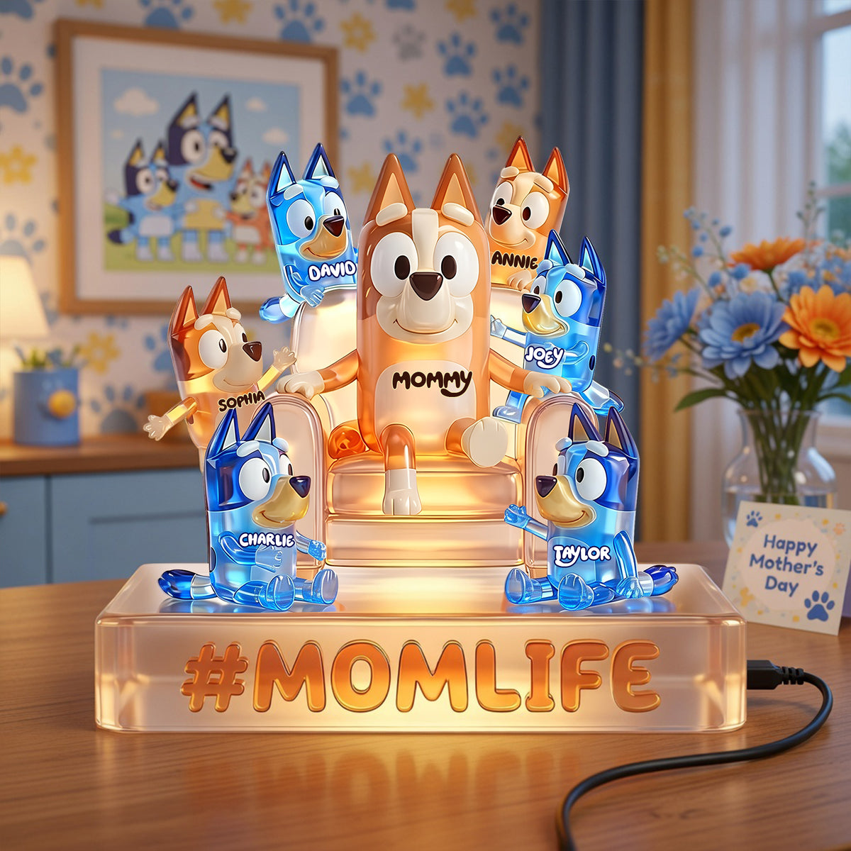 Mom Life Acrylic Light Box - Personalized Gifts For Moms 01ohlu190326-Homacus