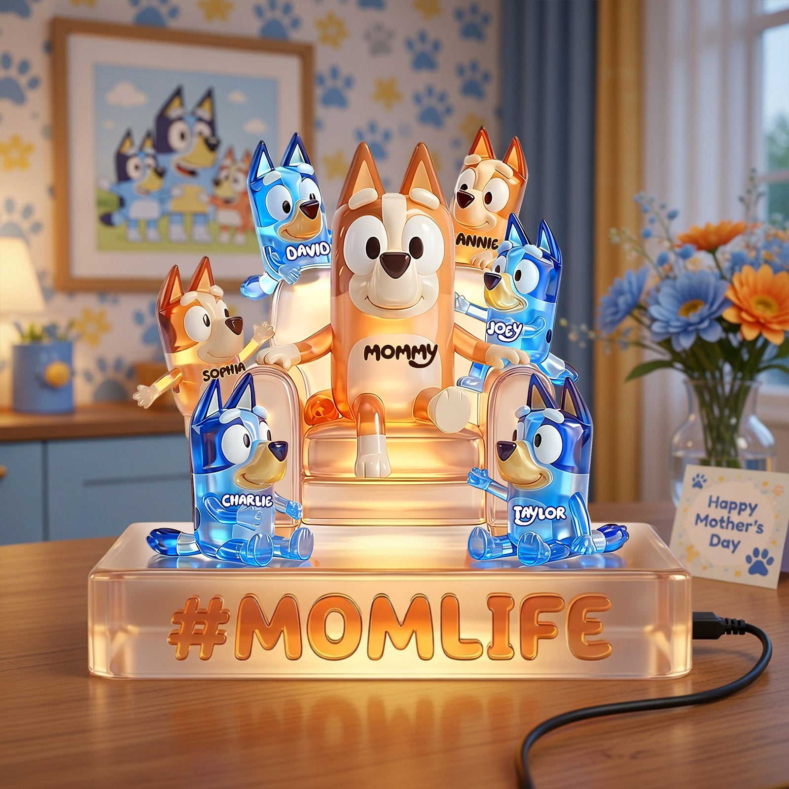 Mom Life Acrylic Light Box - Personalized Gifts For Moms 01ohlu190326-Homacus