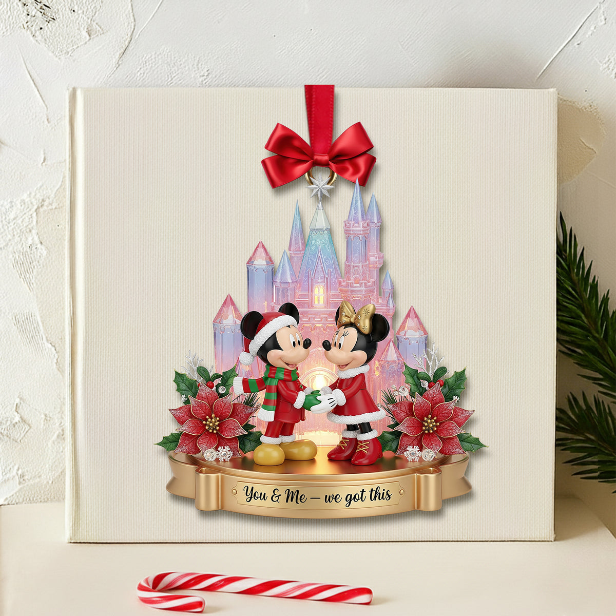 Fairytale Castle Couple Ornament - Personalized Funny Gifts For Couple 01PGLU181025-Homacus