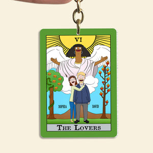 Personalized Gifts For Couple Keychain 04totn301224hg The Lovers-Homacus