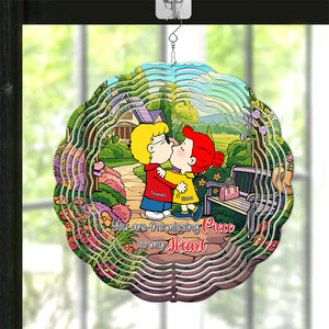 Personalized Gifts For Couple 3D Wind Spinner Missing Piece 01XQQN191224HG-Homacus