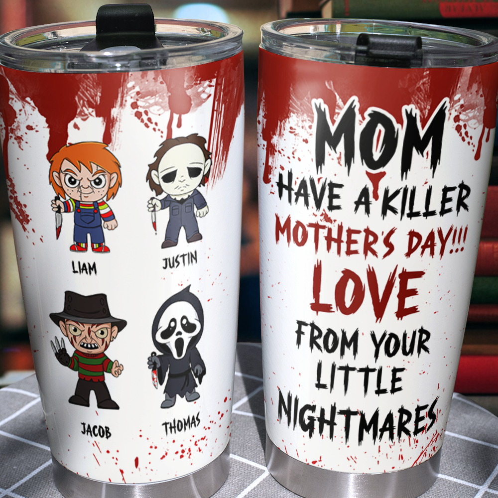 Horror Mom Tumbler - Personalized Gifts - Little Nightmares 01ohpu220325-Homacus