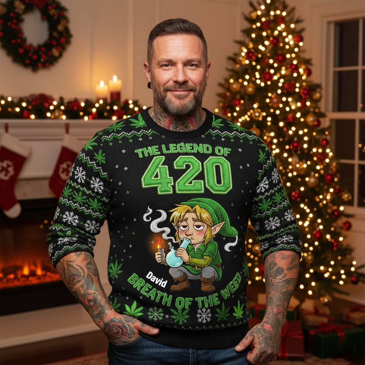 Legend Man Knitted Ugly Sweater - Personalized Christmas Gifts 03tolu041125-Homacus