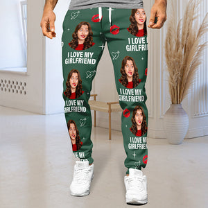 Custom Photo Gifts For Husband, Boyfriend Valentine Sweatpant 01ACQN251224-Homacus