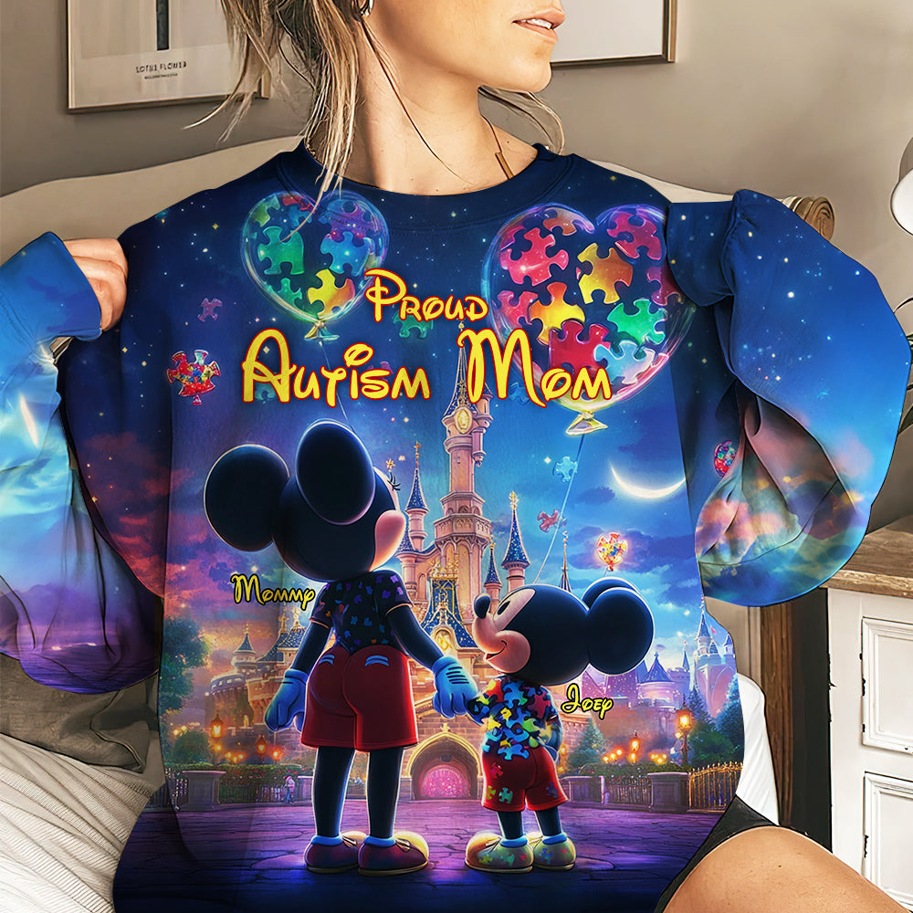 Personalized Gifts For Autism Mom 3D Shirt, Dreamy Landscapes In Magical World 03TGLU100325-Homacus