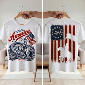 Land Of The Free - Celebrated America 250th Anniversary Shirt - Personalized Gifts For Patriots 05paqn280526