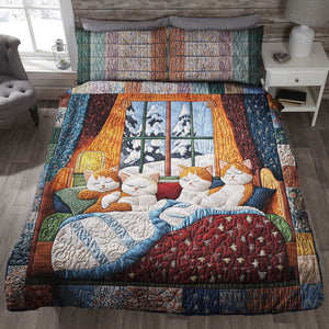 Christmas Gifts For Cat Lovers Quilt Bed Set 02qnqn311024-Homacus