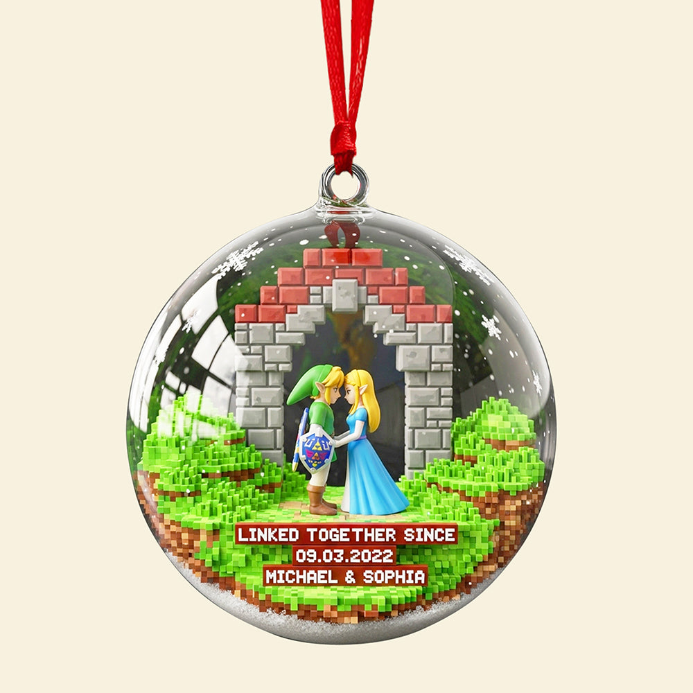 Fantasy Adventure Christmas Ornament - Personalized Gifts For Couple 01toqn220825-Homacus