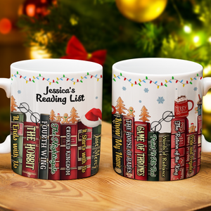 Personalized Gifts For Book Lover Christmas Coffee Mug 03HUPU221124-Homacus