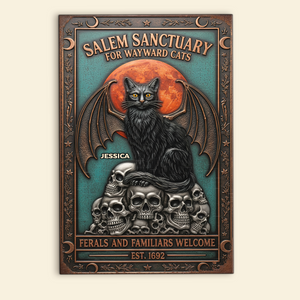 Witch Salem Metal Sign - Personalized Gifts For Witch Lover 01NAPU150725-Homacus